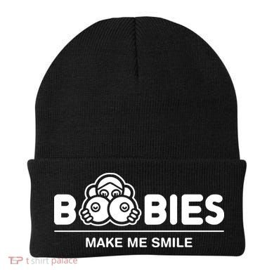 Boobies Make Me Smile Beanie