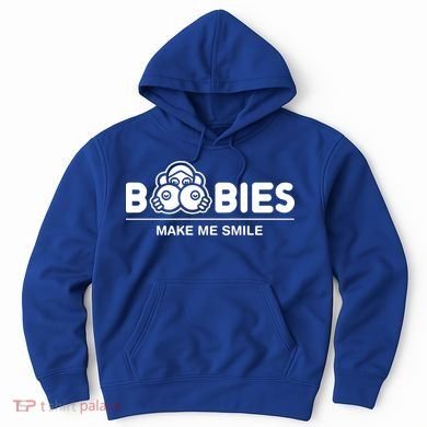 Boobies Make Me Smile Hoodie