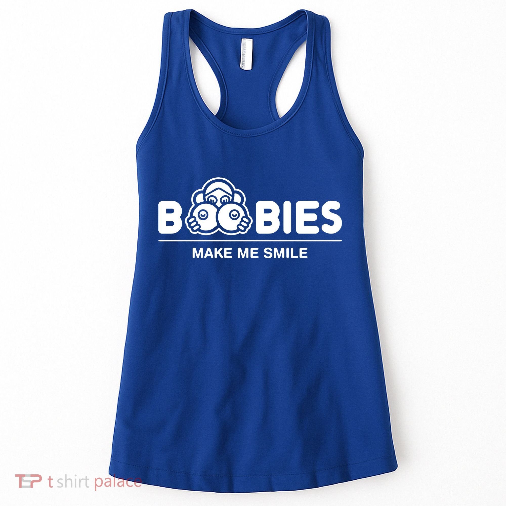 Boobies Make Me Smile Women's Tank Top