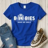 Boobies Make Me Smile Women's T-Shirt thumb 3