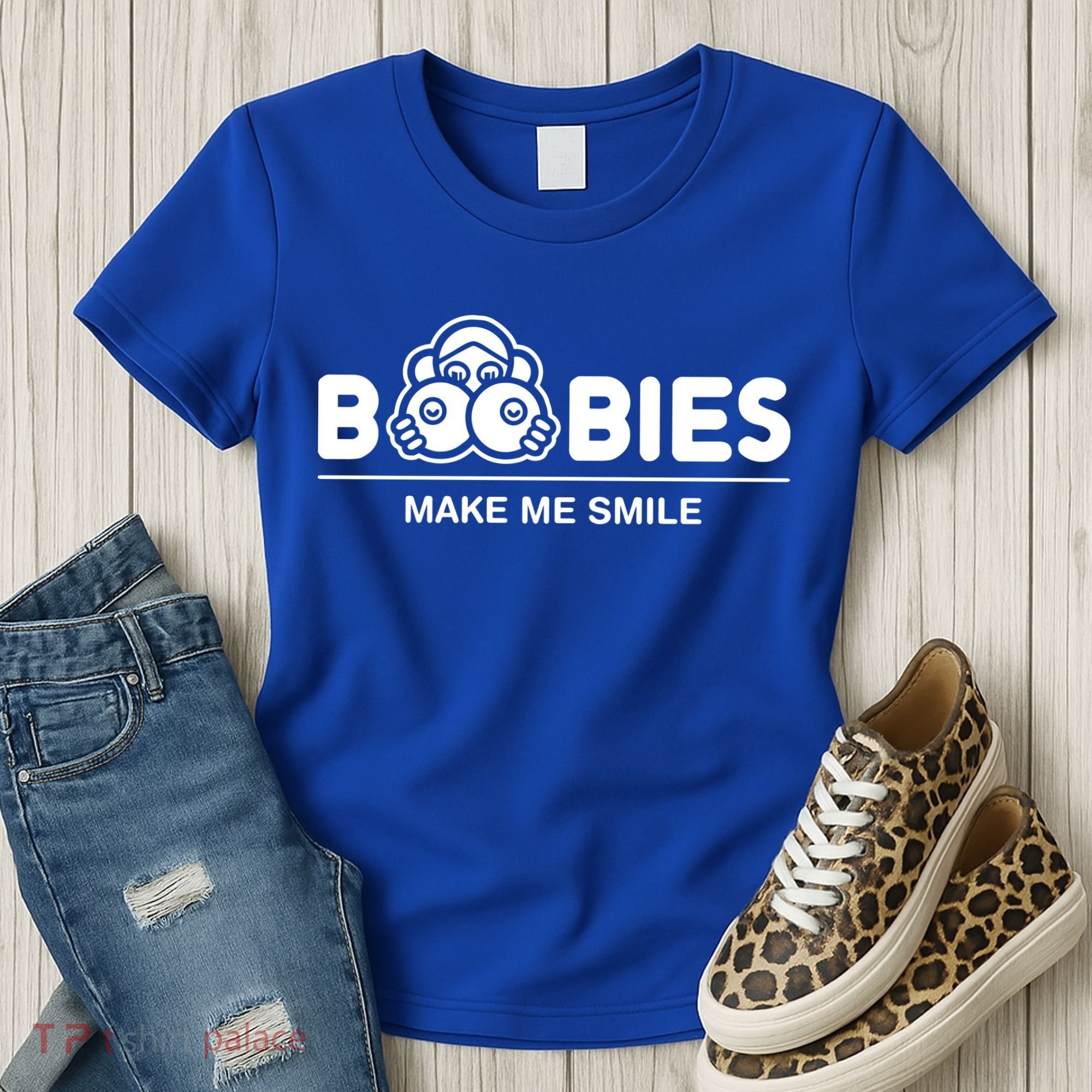 Boobies Make Me Smile Women's T-Shirt