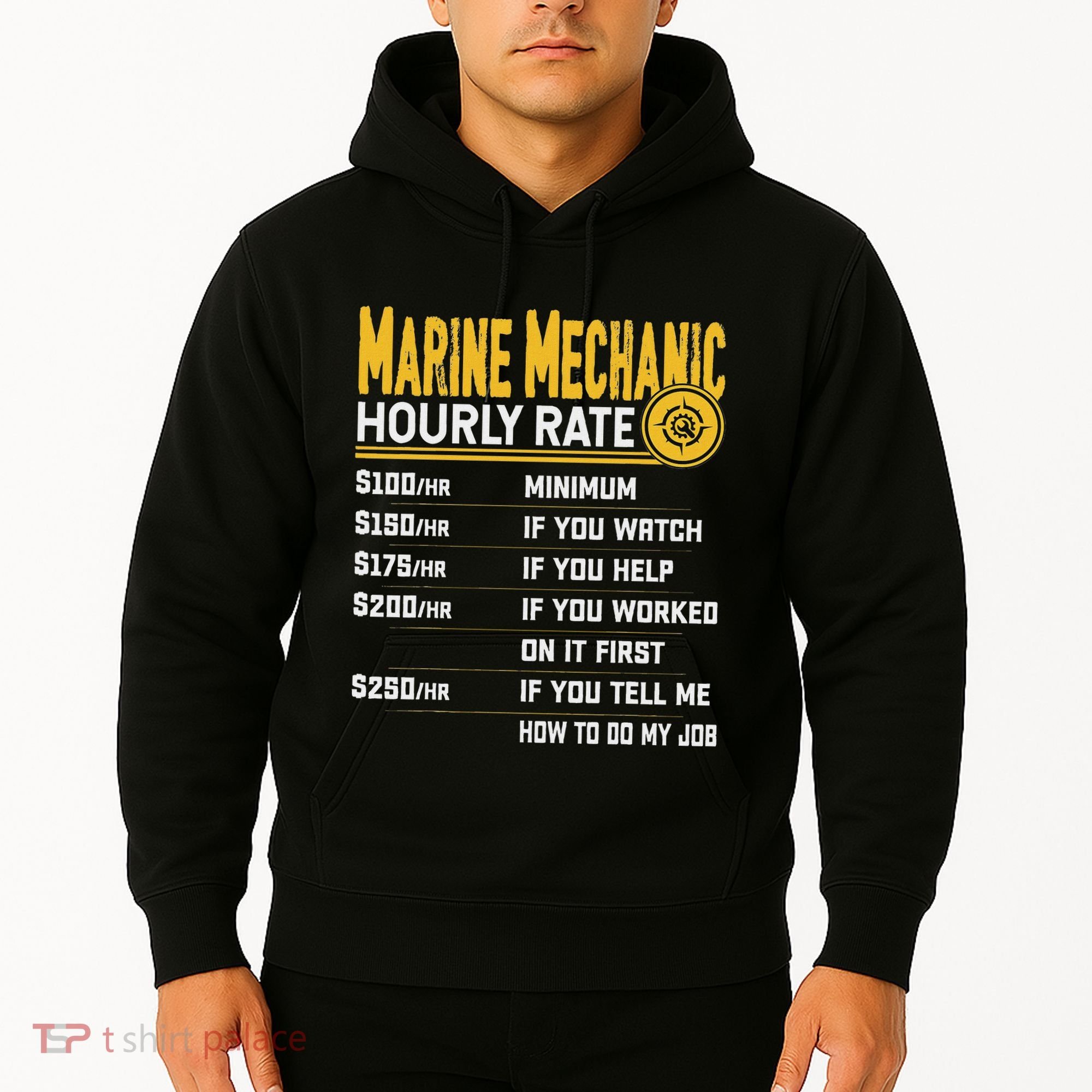 Best Marine Mechanic Hourly Rate Hoodie