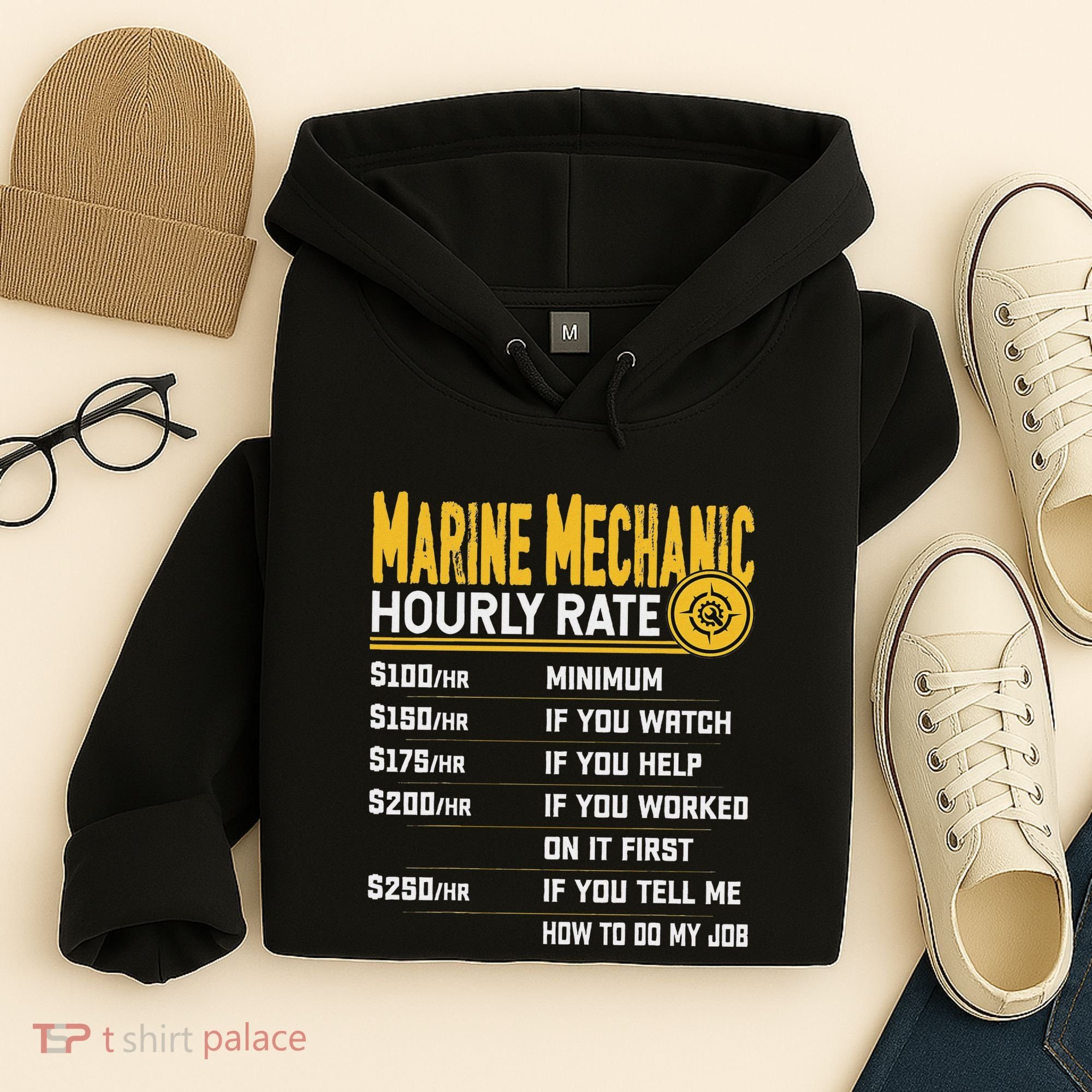 Best Marine Mechanic Hourly Rate Hoodie