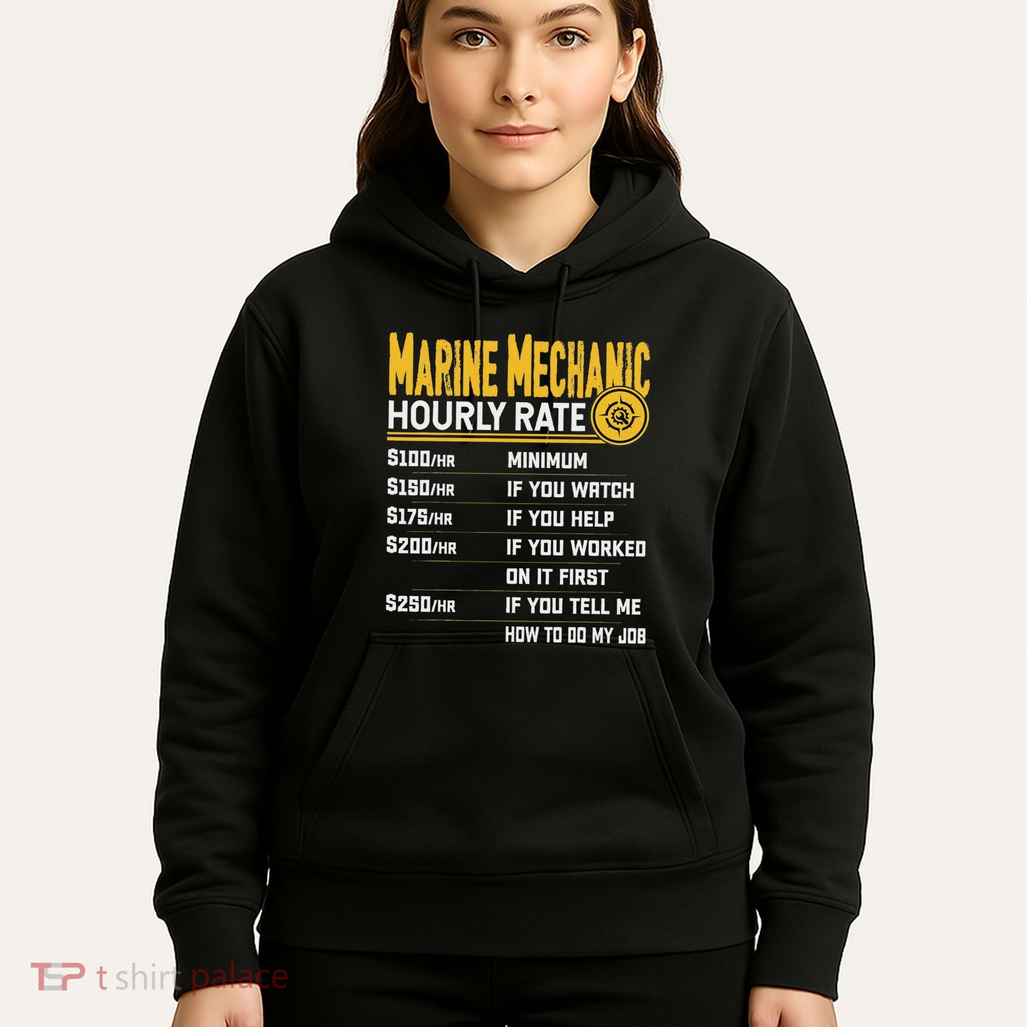 Best Marine Mechanic Hourly Rate Hoodie