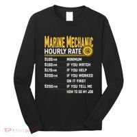 Best Marine Mechanic Hourly Rate Long Sleeve Shirt thumb 0