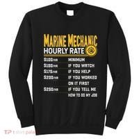 Best Marine Mechanic Hourly Rate Sweatshirt thumb 0