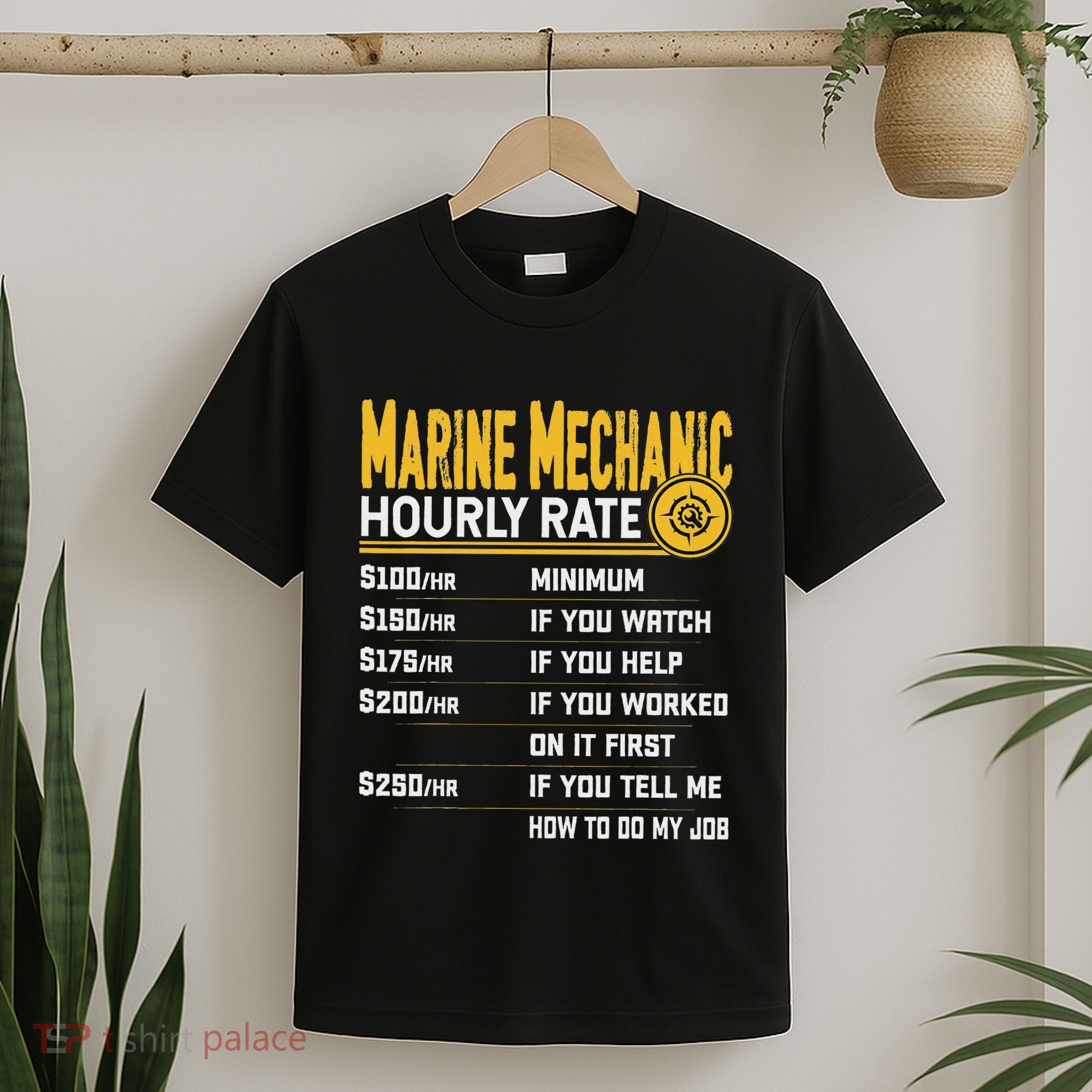 Best Marine Mechanic Hourly Rate T-Shirt