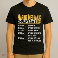 Best Marine Mechanic Hourly Rate T-Shirt thumb 3