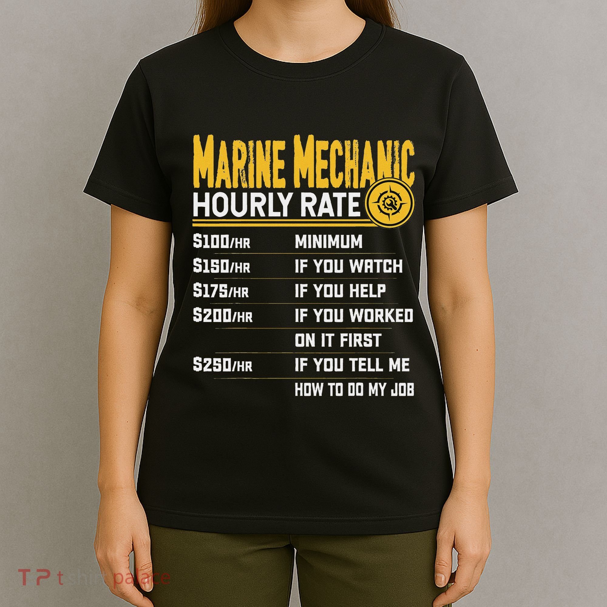 Best Marine Mechanic Hourly Rate T-Shirt