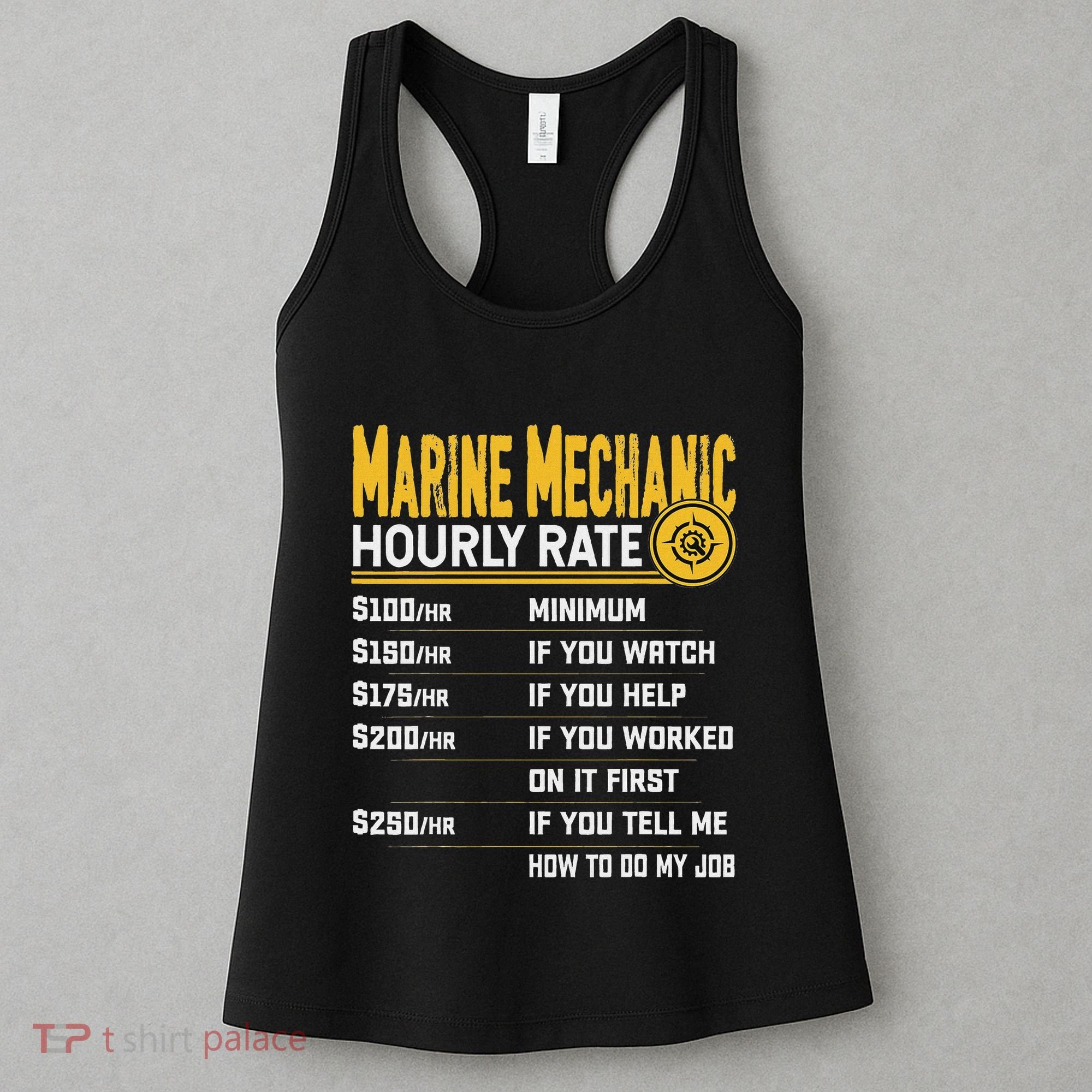 Best Marine Mechanic Hourly Rate Women's Tank Top