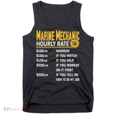 Best Marine Mechanic Hourly Rate Tank Top