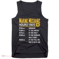 Best Marine Mechanic Hourly Rate Tank Top thumb 0