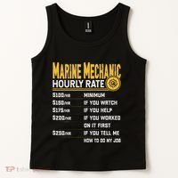 Best Marine Mechanic Hourly Rate Tank Top thumb 2