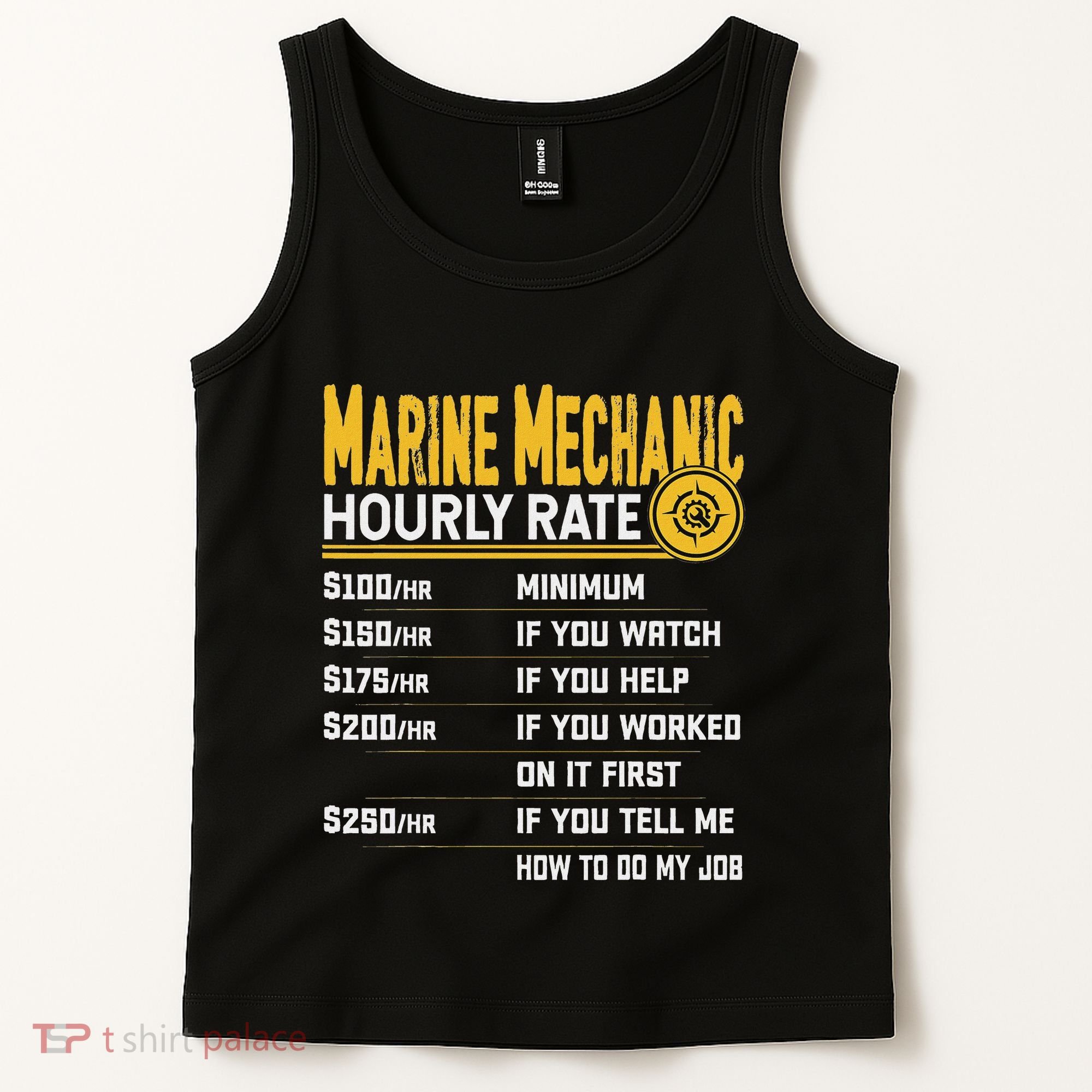 Best Marine Mechanic Hourly Rate Tank Top