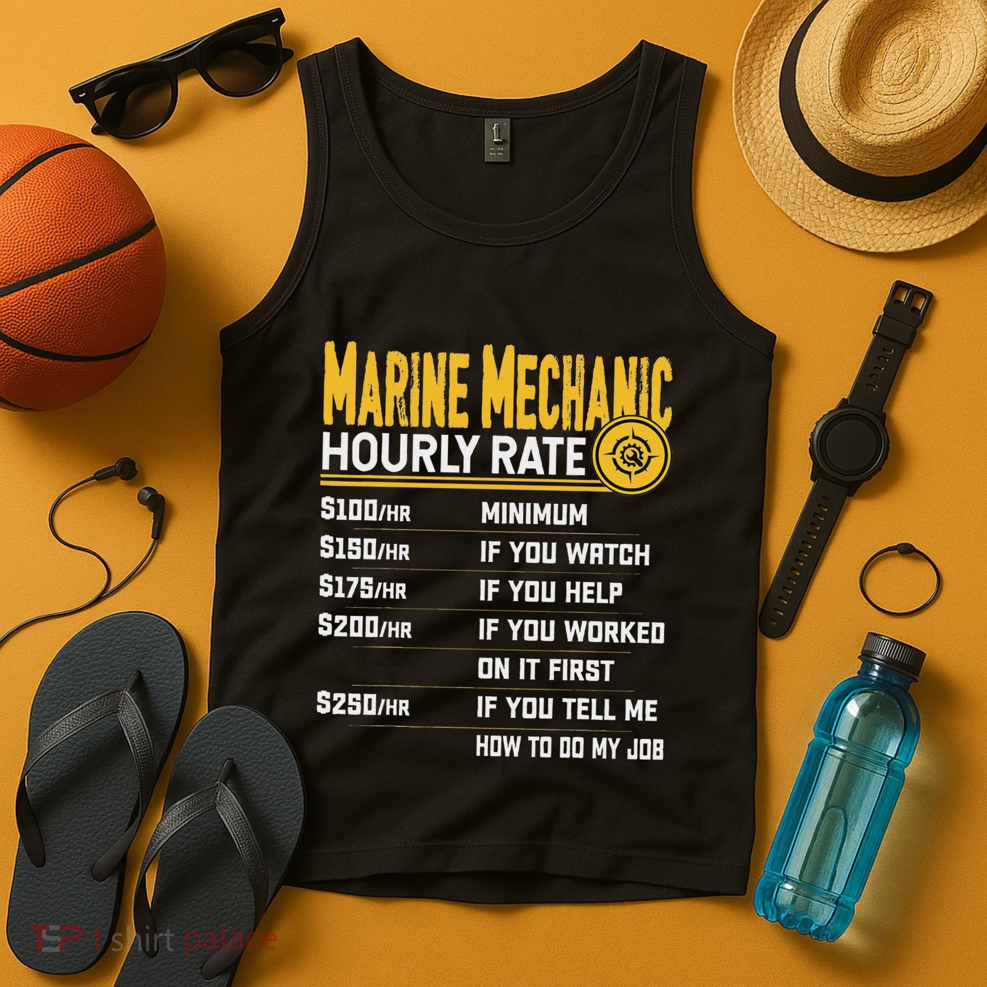 Best Marine Mechanic Hourly Rate Tank Top