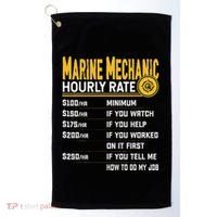 Best Marine Mechanic Hourly Rate Golf Towel thumb 0