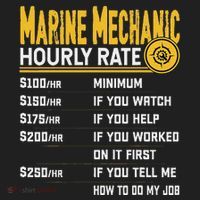 Best Marine Mechanic Hourly Rate Golf Towel thumb 3
