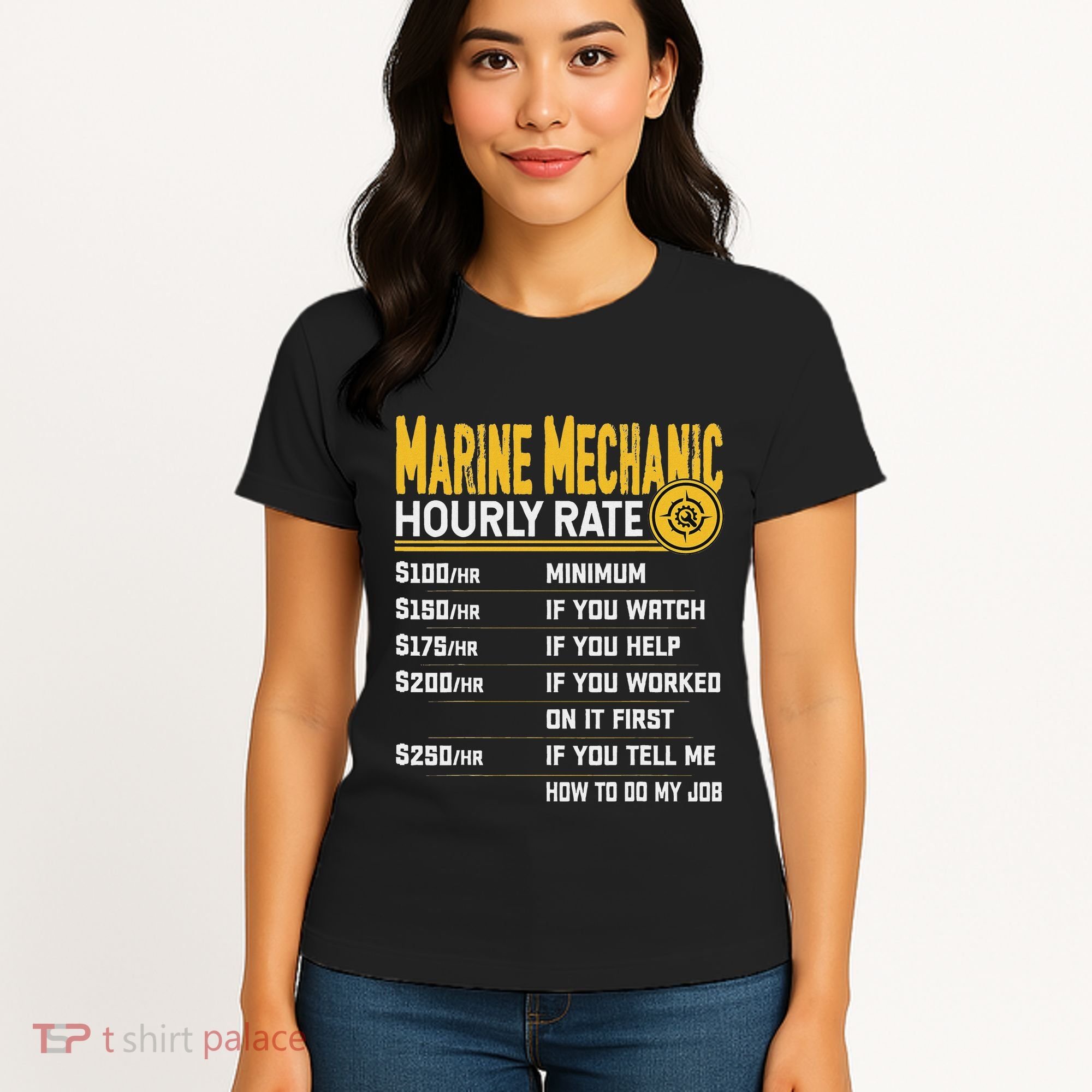 Best Marine Mechanic Hourly Rate Women's T-Shirt