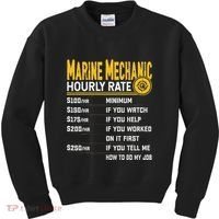Best Marine Mechanic Hourly Rate Kids Sweatshirt thumb 0
