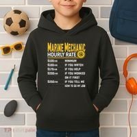 Best Marine Mechanic Hourly Rate Kids Hoodie thumb 2