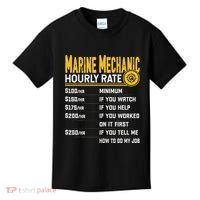 Best Marine Mechanic Hourly Rate Kids T-Shirt thumb 0