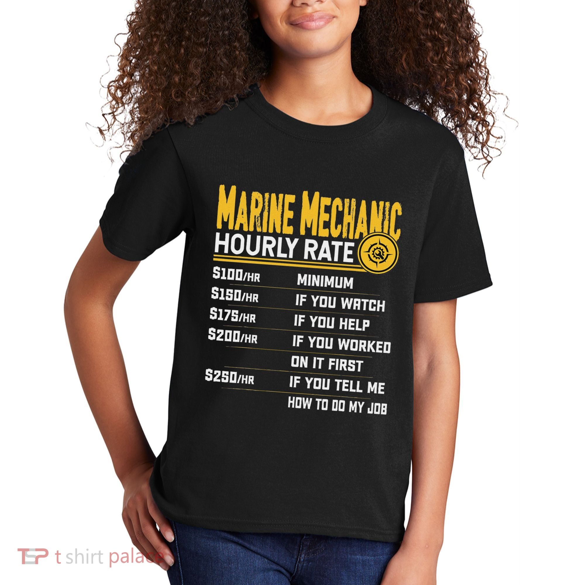 Best Marine Mechanic Hourly Rate Kids T-Shirt