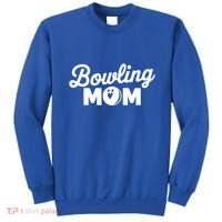 Bowling Mama Mom Mother Of Bowler With Who Bowl Funny Gift Sweatshirt thumb 0