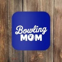 Bowling Mama Mom Mother Of Bowler With Who Bowl Funny Gift Coaster thumb 0