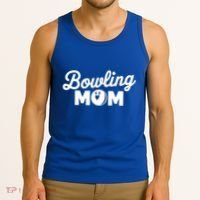 Bowling Mama Mom Mother Of Bowler With Who Bowl Funny Gift Tank Top thumb 3