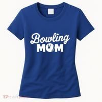 Bowling Mama Mom Mother Of Bowler With Who Bowl Funny Gift Women's T-Shirt thumb 0