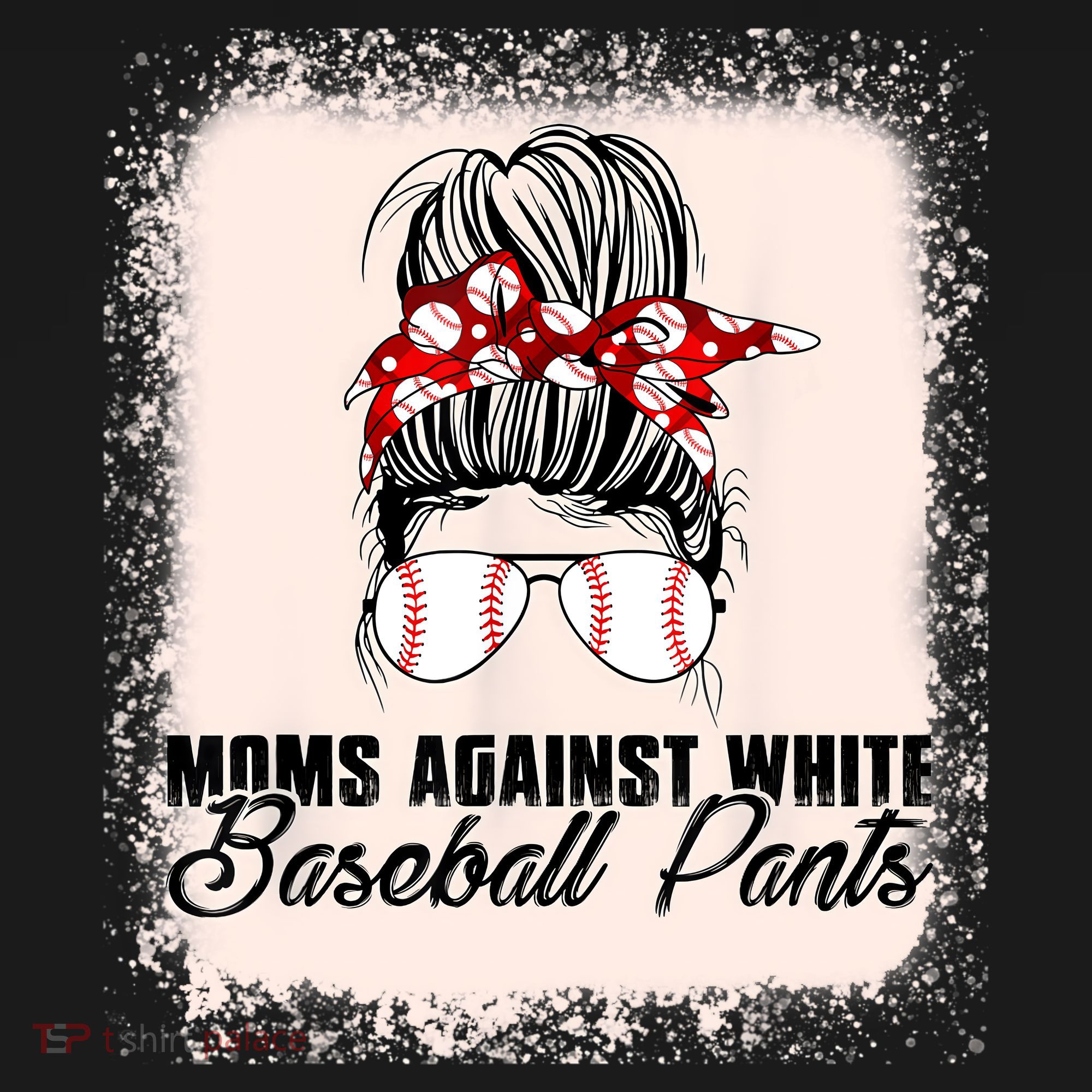 Baseball Mom Moms Against White Baseball Pants Bucket Hat