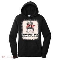 Baseball Mom Moms Against White Baseball Pants Women's Hoodie thumb 0