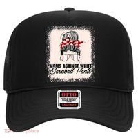 Baseball Mom Moms Against White Baseball Pants Hat thumb 0