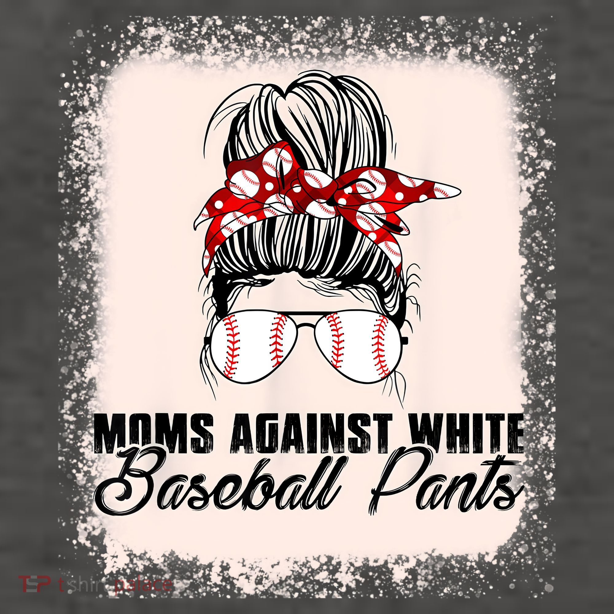 Baseball Mom Moms Against White Baseball Pants Vector Backpack
