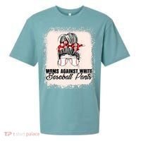Baseball Mom Moms Against White Baseball Pants Sueded Cloud Jersey T-Shirt thumb 0