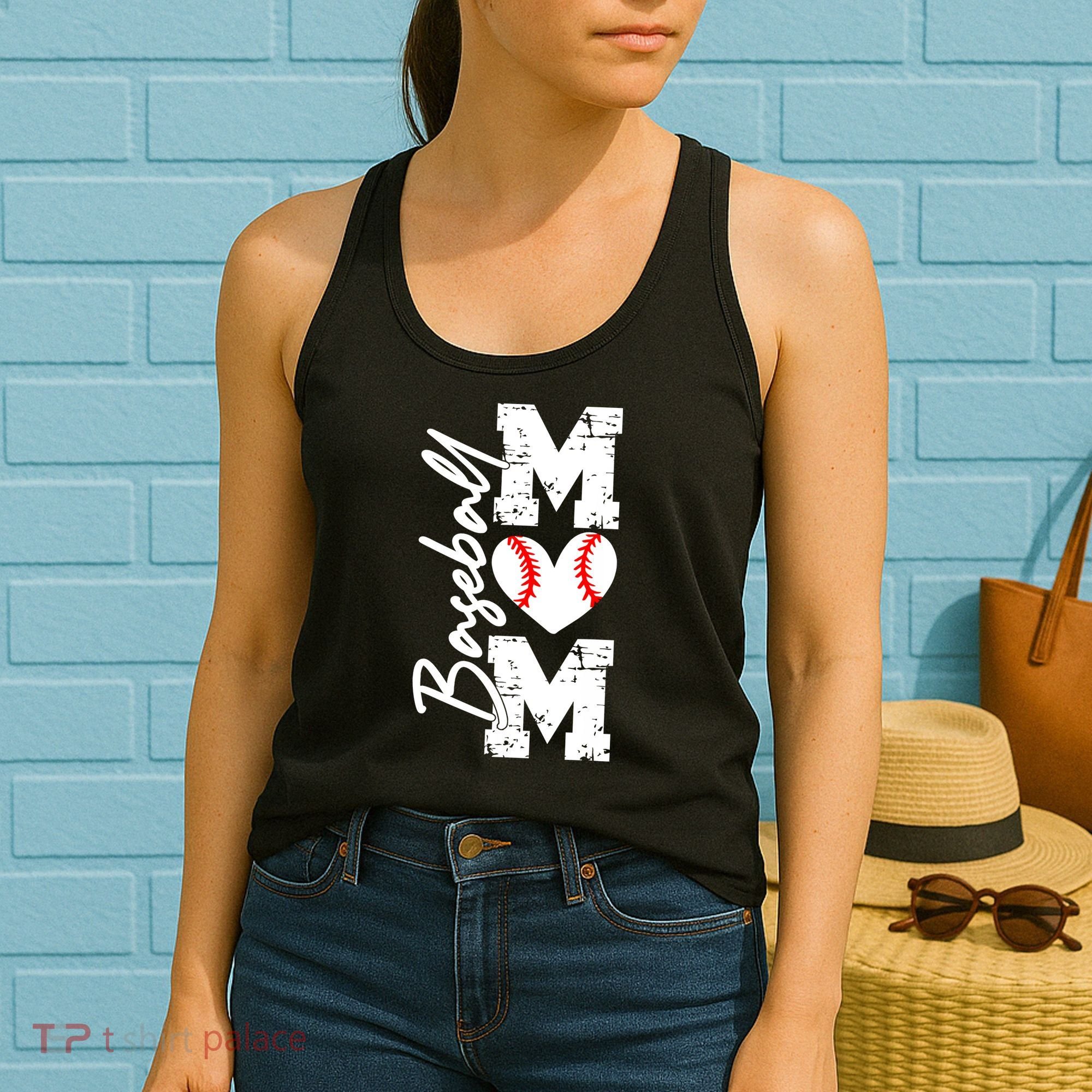 Baseball Mom Mothers Day Gifts Mom Game Day Women's Tank Top