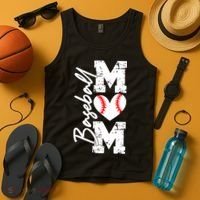 Baseball Mom Mothers Day Gifts Mom Game Day Tank Top thumb 4