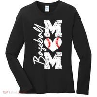 Baseball Mom Mothers Day Gifts Mom Game Day Women's Long Sleeve Shirt thumb 0