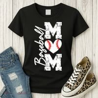 Baseball Mom Mothers Day Gifts Mom Game Day Women's T-Shirt thumb 3