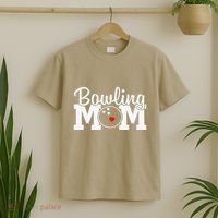 Bowling Mom Mothers Day Birthday Party For Women's Players T-Shirt thumb 2