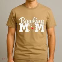 Bowling Mom Mothers Day Birthday Party For Women's Players T-Shirt thumb 3