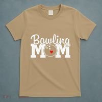 Bowling Mom Mothers Day Birthday Party For Women's Players T-Shirt thumb 5