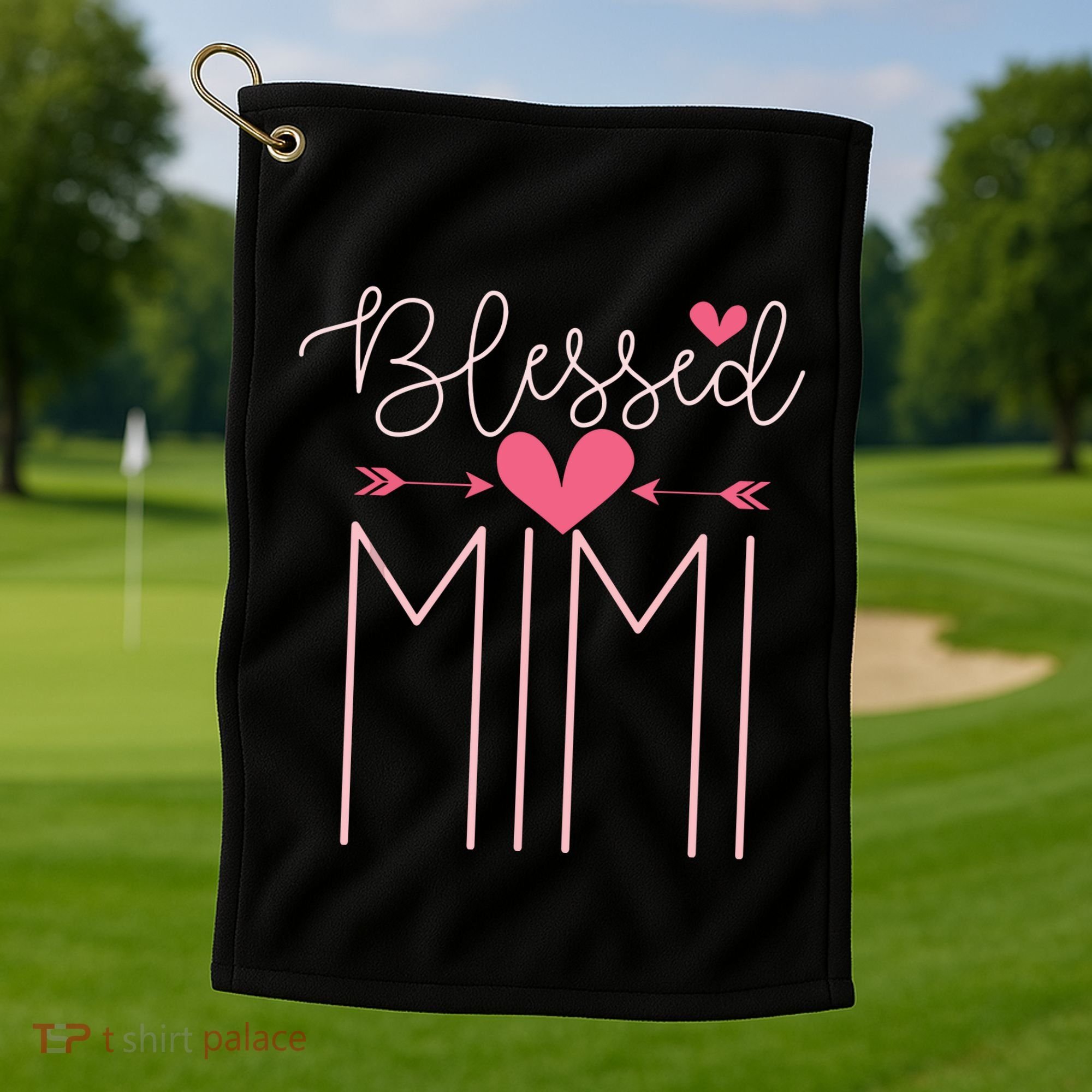 Blessed Mimi Mothers Day Grandparents Day Mimi Golf Towel
