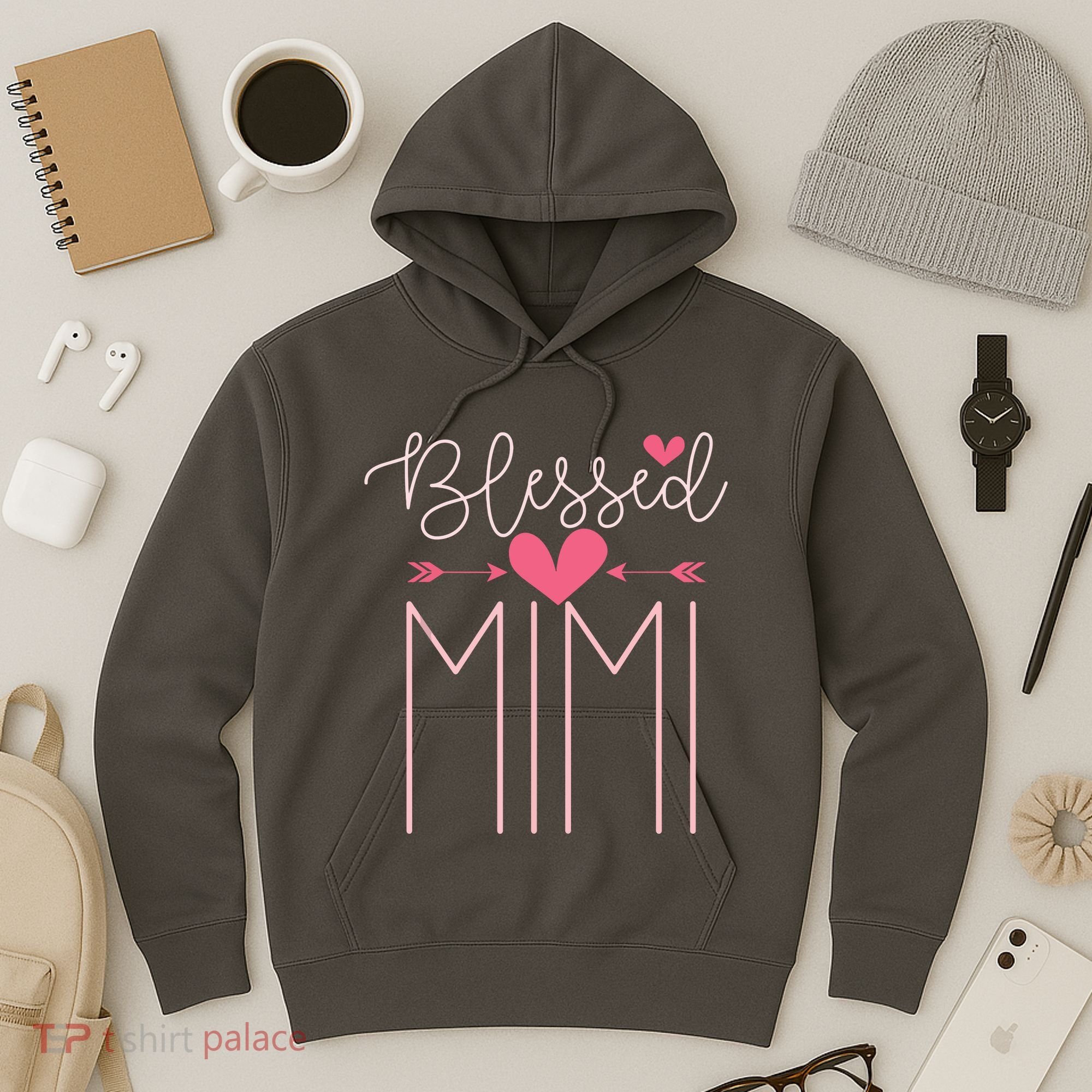 Blessed Mimi Mothers Day Grandparents Day Mimi Hoodie
