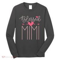 Blessed Mimi Mothers Day Grandparents Day Mimi Long Sleeve Shirt thumb 0