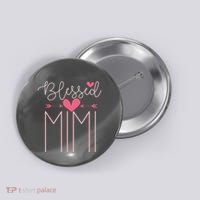 Blessed Mimi Mothers Day Grandparents Day Mimi Button thumb 0