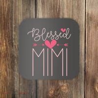 Blessed Mimi Mothers Day Grandparents Day Mimi Coaster thumb 0