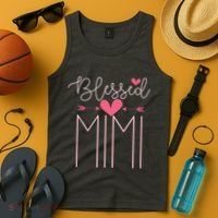 Blessed Mimi Mothers Day Grandparents Day Mimi Tank Top thumb 4
