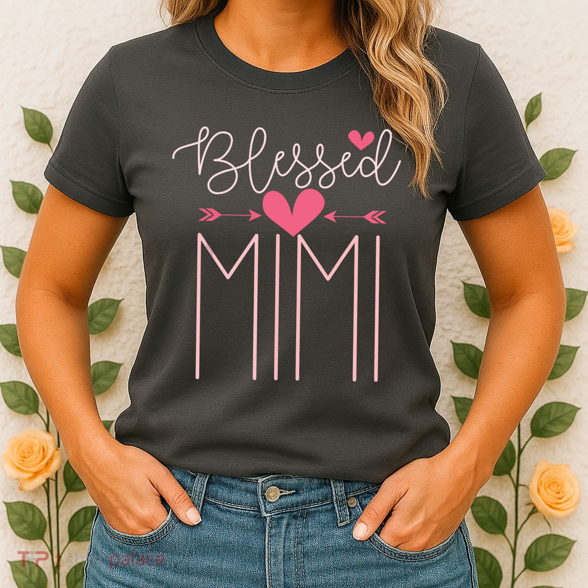 Blessed Mimi Mothers Day Grandparents Day Mimi Women's T-Shirt
