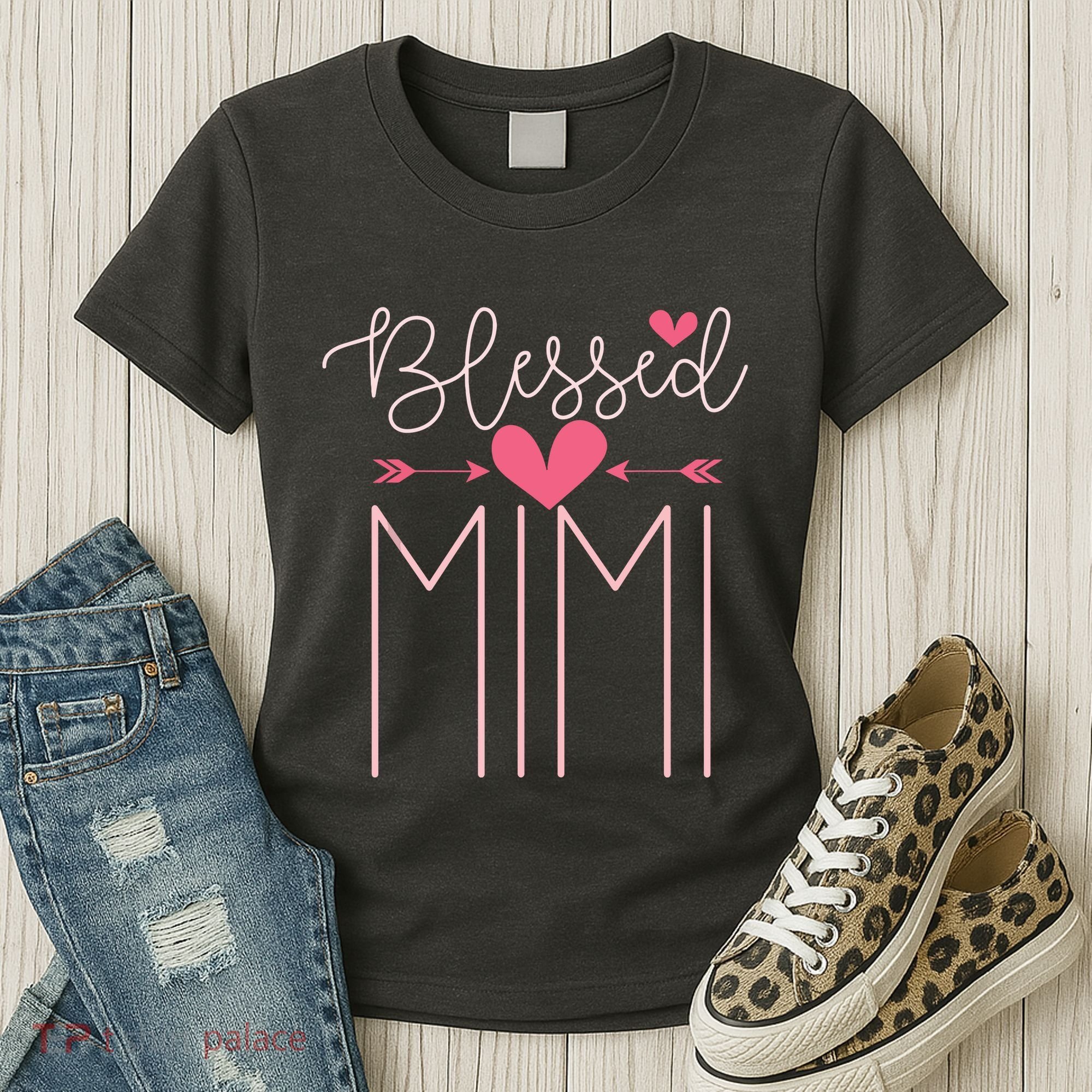 Blessed Mimi Mothers Day Grandparents Day Mimi Women's T-Shirt